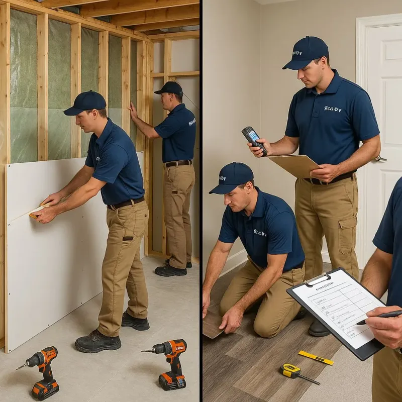 Repairs and Reconstruction process in Auburn, NH